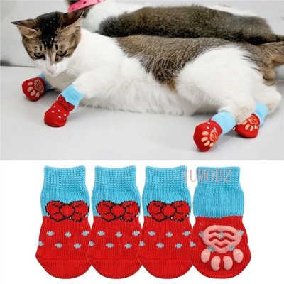 1 pair of creative  coats pet  Socks dog socks tracti