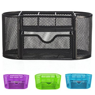 Metal Organizer Mesh Desk Organizer Table 9 Grids Design Sto