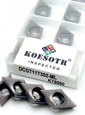 10PCS Carbide Inserts DCGT DCGT11T301 DCGT11T302 ML KT8060 D