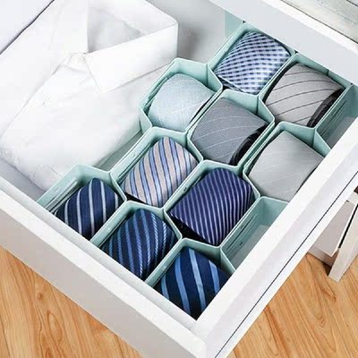 12Pcs Grid Drawer Divider Board Home DIY Storage Rack Split
