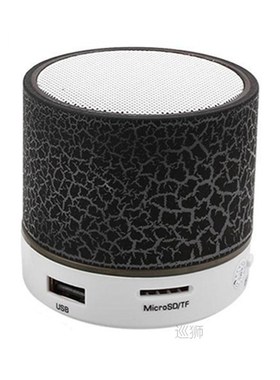 Mini LED Portable Speakers Wireless Speaker With TF Mic Blue