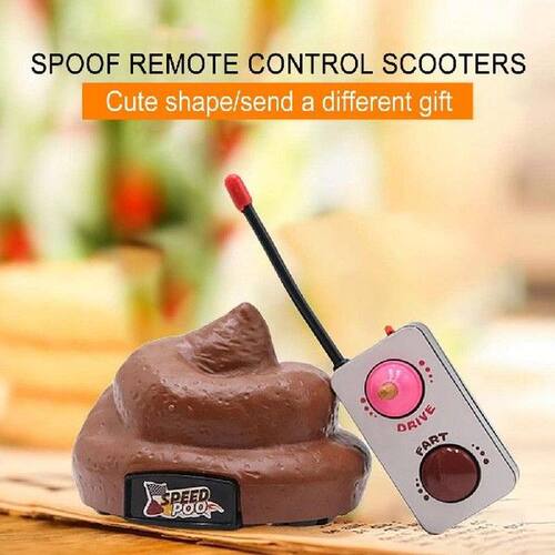 Prank Fake Poop Electric Crap Poo Gross Joke Dirty Trick RC