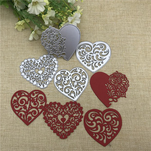 Cutting set Love DIY Scrap Stencils 4pcs Dies Metal Lace For