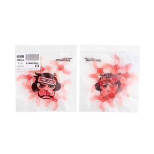 16pcs/8Pairs Gemfan 166 4 paddle Propeller PC 1mm/1.5mm Ho