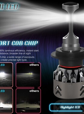 1Pair NEW Car Led H4 H7 H8 H11 9005 9006 120W 20000LM LED He