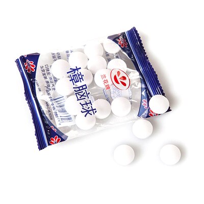 20pcs/pack Natural Mothballs Anti-mold Moth Repellent Campho
