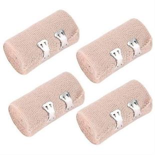 Hot 4Pcs Elastic Bandage Wrap Roll 4.5M x 10cm Compression