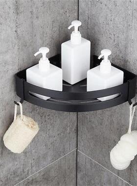 Bathroom Corner Shelf Triangular Toilet Rack Organizer Drain