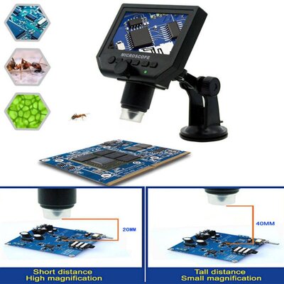 600X electronic USB microscope digital welding video microsc