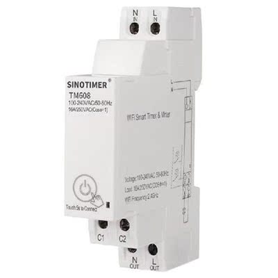 1 Phase WIFI Energy Meter w Timer Switch APP Remote Control