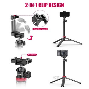 MT-44 Extend Tripod For DLSR Camera Phone Vlog Tripods With