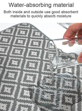 New 1pc Dish Drying Mat For Kitchen Sink Drainer Microfiber
