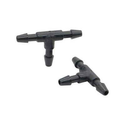 1/8 Inch Barbed Equal Tee Garden Hose Quick Connector Greenh