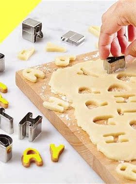 Kitchen DIY 26 Pcs/Set Cake Cutter Alphabet Letters Shape
