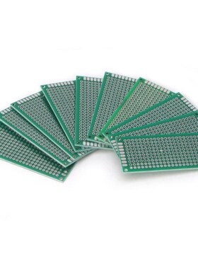 10 Pcs 3x7cm Double Side Prototype DIY PCB Tinned Glass Fib