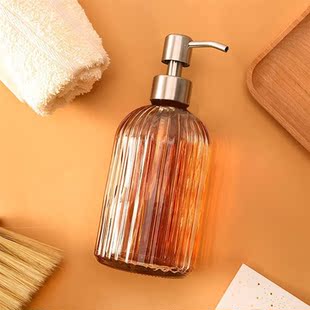 400ml Soap Dispenser Shampoo Liquid Hand Soap Bottle with St