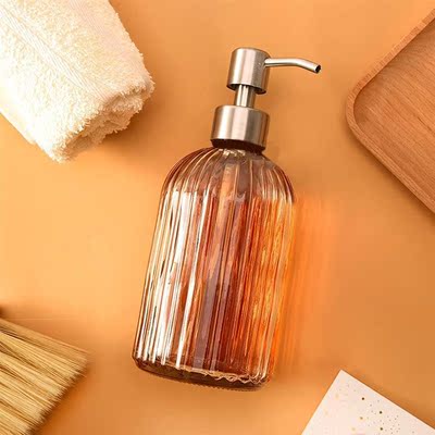400ml Soap Dispenser Shampoo Liquid Hand Soap Bottle with St