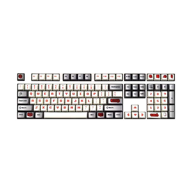 Compact 104Pcs/Set Stylish Mechanical Keyboard Keycaps Repla