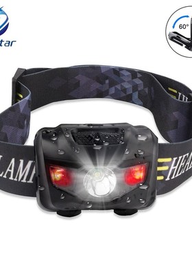 Mini HeadLamp 4 light Modes Waterproof R3 2 LED Super Bright