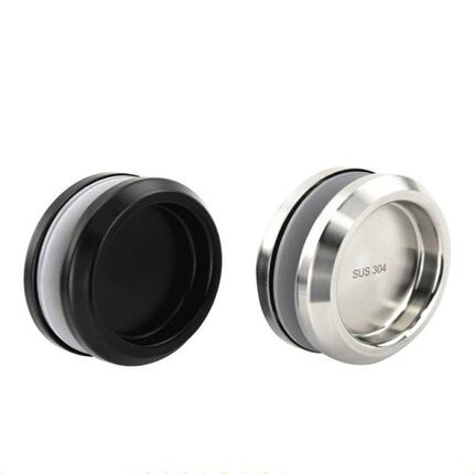 Black Sliding Door Pull Aluminum Alloy Round Glass Door Hand
