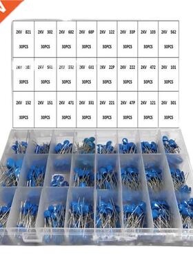 720Pcs/Lot 2000V Ceramic Capacitors 24 Value Assortment Kit