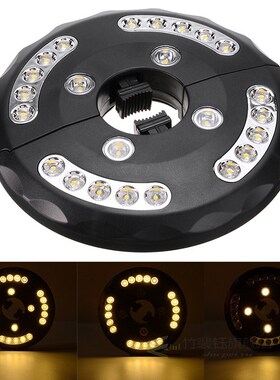 24 LEDs Parasol Lamp Outdoor Patio Umbrella Light for Garden