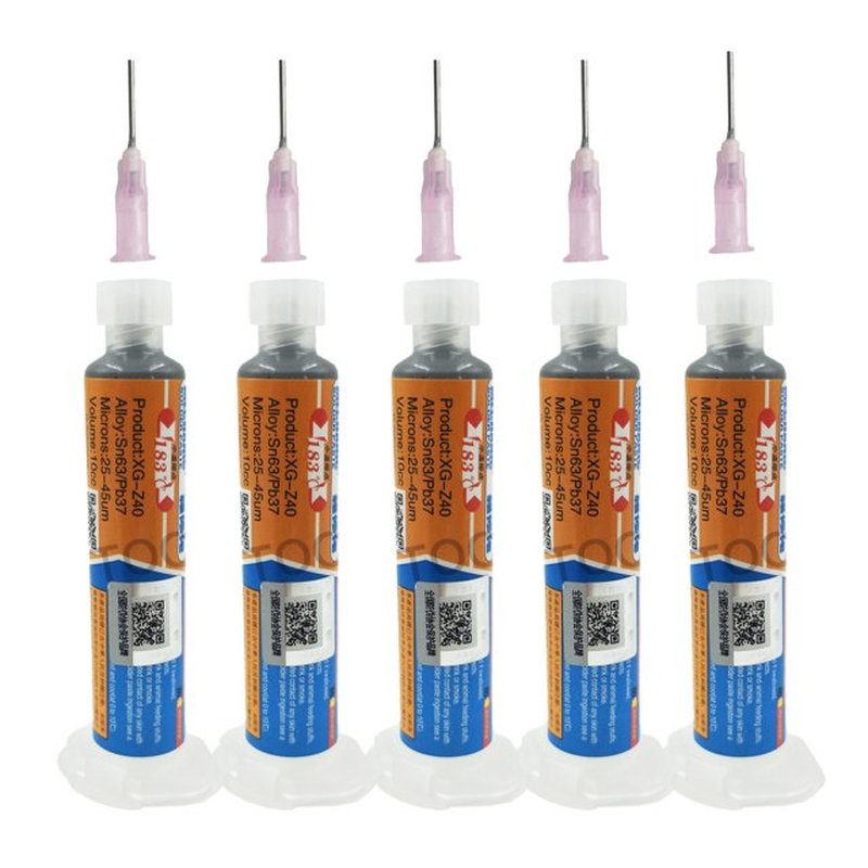 5pcs/lot Mechanic 10cc XG-z40 BGA Solder Paste Flux Sn63/Pb3