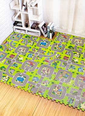 Kids Carpet Playmat Rug Children's Mat City Map Deve