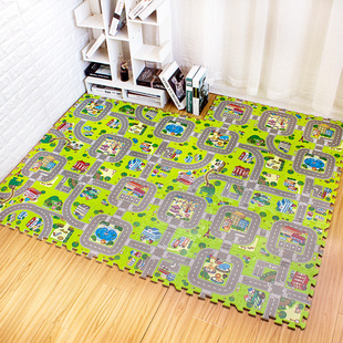 Kids Carpet Playmat Rug Children's Mat City Map Deve