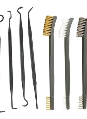 7pcs/set 3 Brushes 4 Needles Hooks Tactical Rifle Pistol Cle