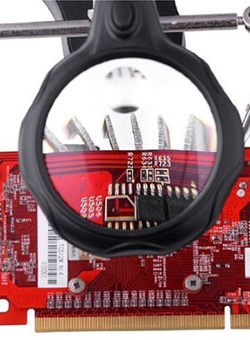 New magnifying glass 3,5 x 12X 3rd piece, aid Clip, LED ligh