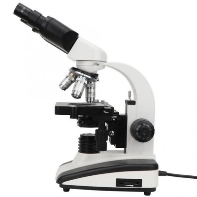 Binocular Compound Microscope 40X-1600X Brightfield with Abb
