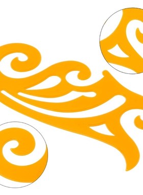 20/25/30cm French Curve Template Ruler Drawing Drafting Tail