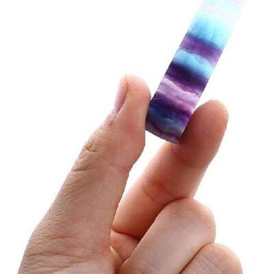 Natural Fluorite Quartz Crystal Stone, Healing Amethyst