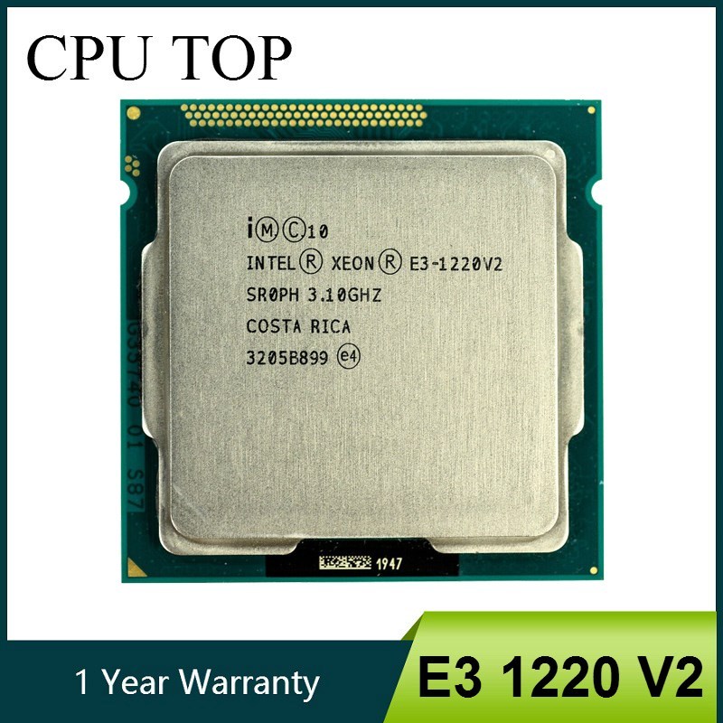 Xeon E3 1220 V2 3.1GHz 8MB 4 Core 1333MHz SR0PH LGA1155 CP P