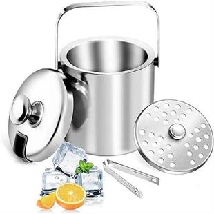 Ice Bucket With Lid, Ice Bucket, Wine Cooler, Stainless