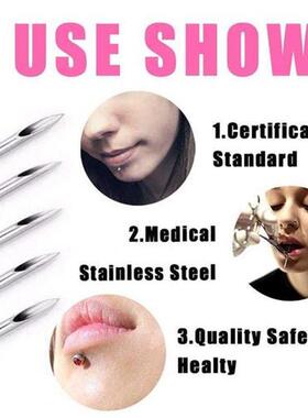 1-10Pcs Disposable Tattoo 12g/14g/16g/18g/20g Piercing Needl