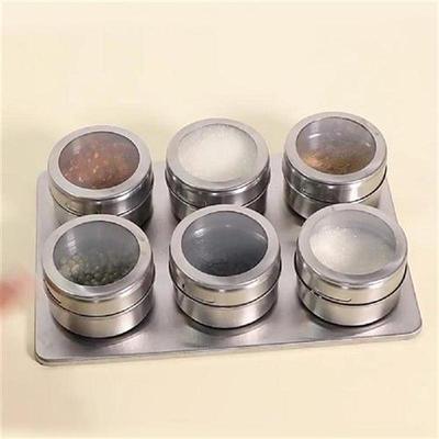 1 Set Seasoning Jars  Useful Barbecue Sugar Salt Pepper