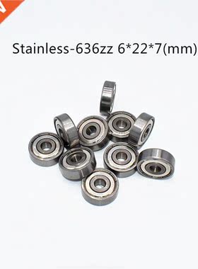 Stainless steel 10PCS S636ZZ 6*22*7(mm) free ipping antir
