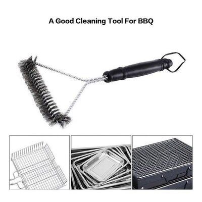 Practical Barbeque Grill Brush BBQ Cleaner Stainless Steel