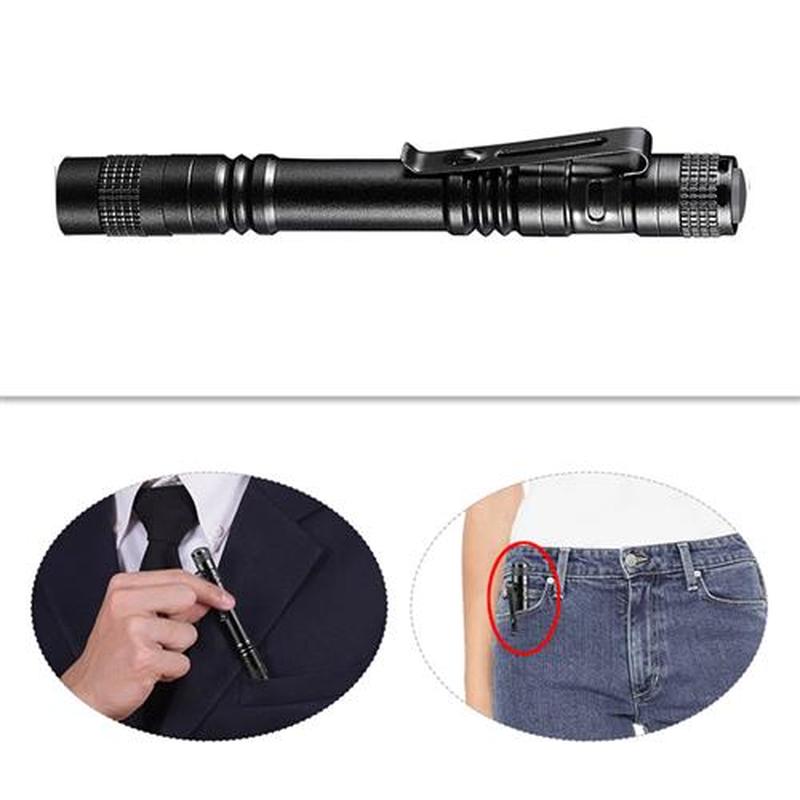 Portable Mini LED Flashlight 1 Switch Mode Walking Light Sui