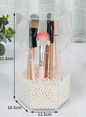 Transpent Acrylic Cosmetic Organizer Makeup Brush Containe