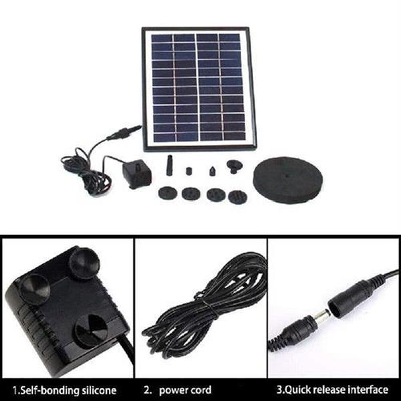 SF005 10V 5W Solar Panel 400L/H Solar Water Pump Kits with