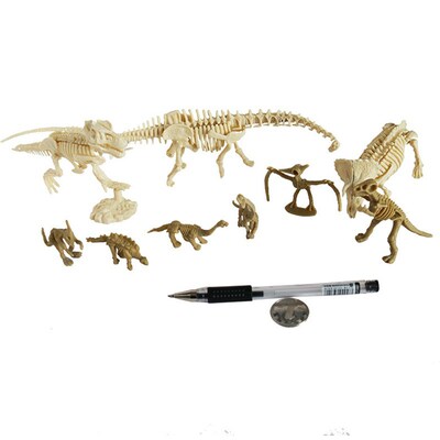 New DIY Plaster Dinosaur Egg Toys Novelty Digging Fossil Exc