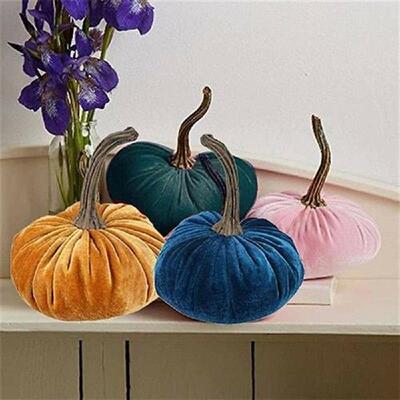 11cm Pumpkin Plush Throw Pillows Soft Velvet Pillow Cushion