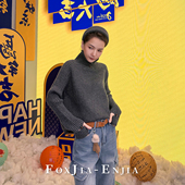 540g正版 3441 加厚三粒扣 高领长袖 毛衣 针织衫 恩佳