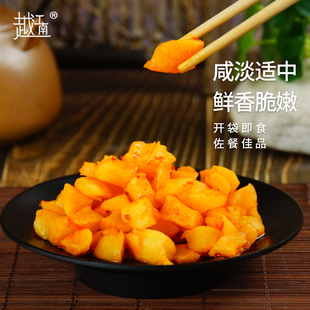 越江南爽脆萝卜下饭菜萧山特产嫩甜辣萝卜丁开味即食咸菜旗舰店