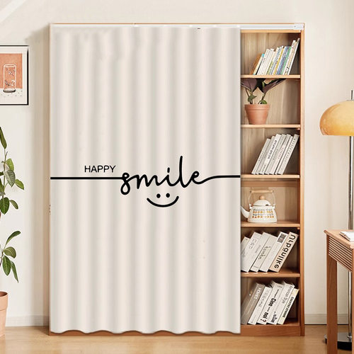 卡通书柜防尘帘柜子遮挡帘