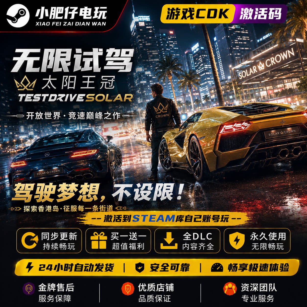 Steam正版无限试驾太阳王冠CDK在线联机国区全球区TestDriveSolar图片