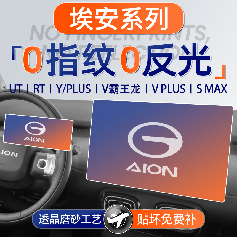 埃安专用【磨砂钢化膜】无指纹